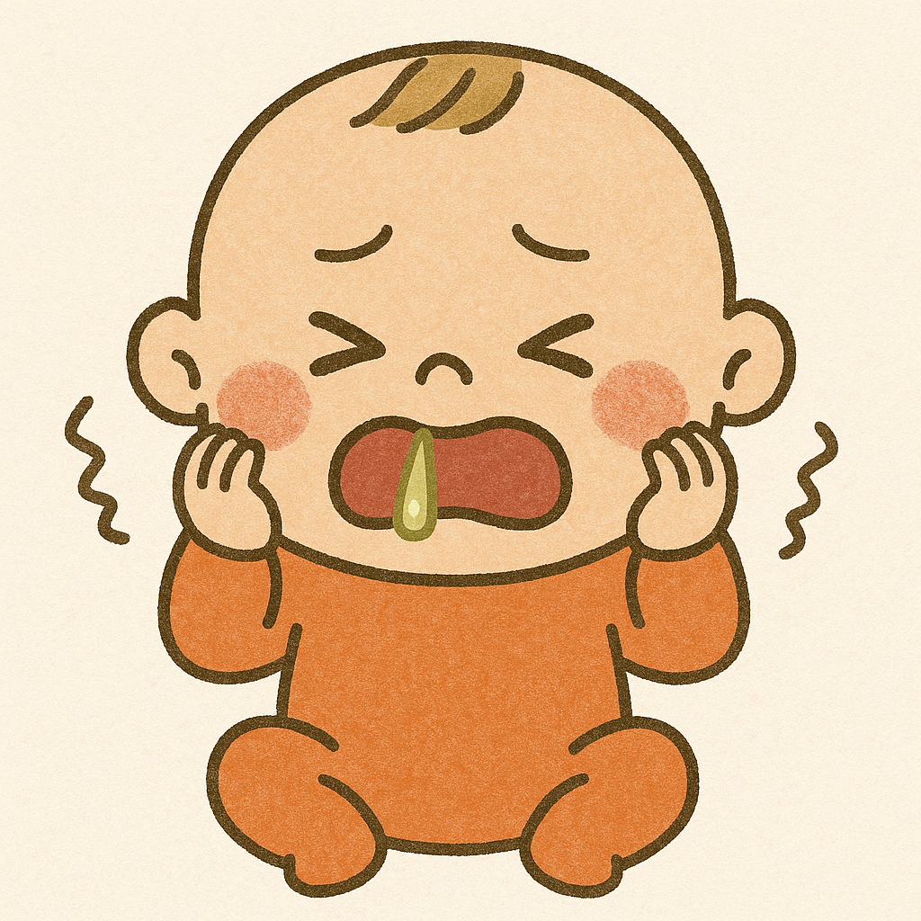 鼻汁吸引行っています